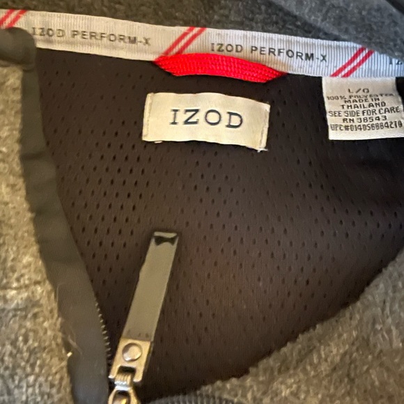 Mens iZod Performance Fleece Sweater - Picture 2 of 7